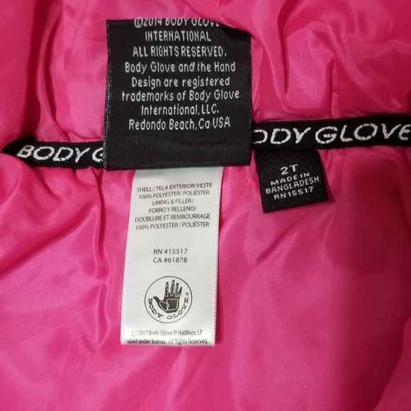 BODY GLOVE Girl's Toddler Winter Jacket - Picture 5 of 6